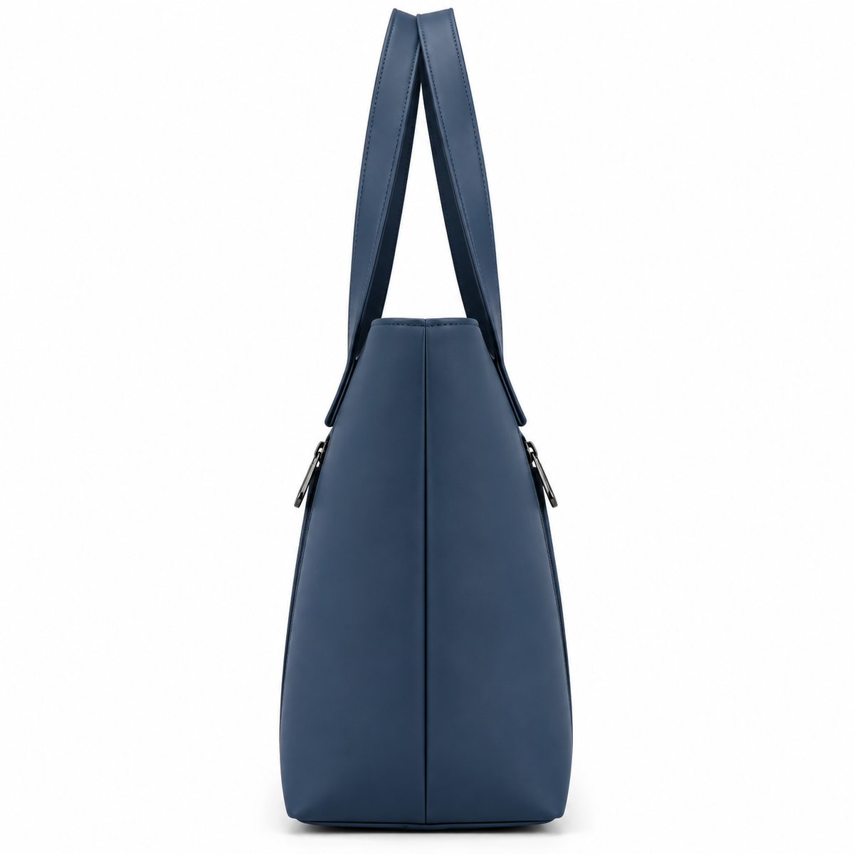 Midnight Blue Side Profile Tote Bag