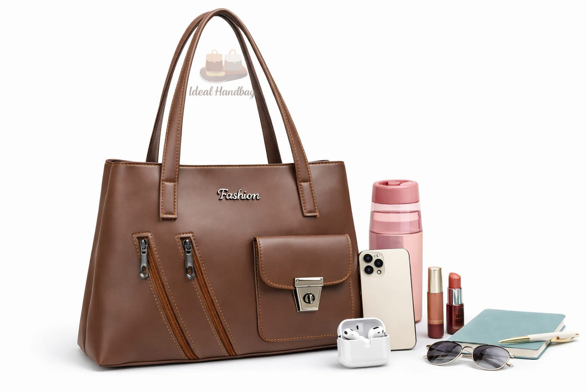 Timeless Brown Elegance Handbag