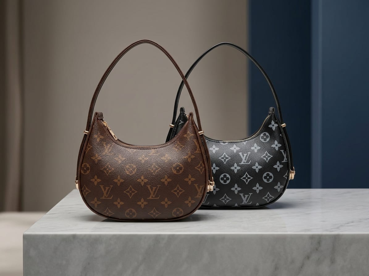 Luxury Crescent Shoulder Bag – Timeless Elegance