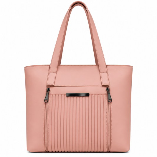 Blush Pink Side Profile Tote Bag