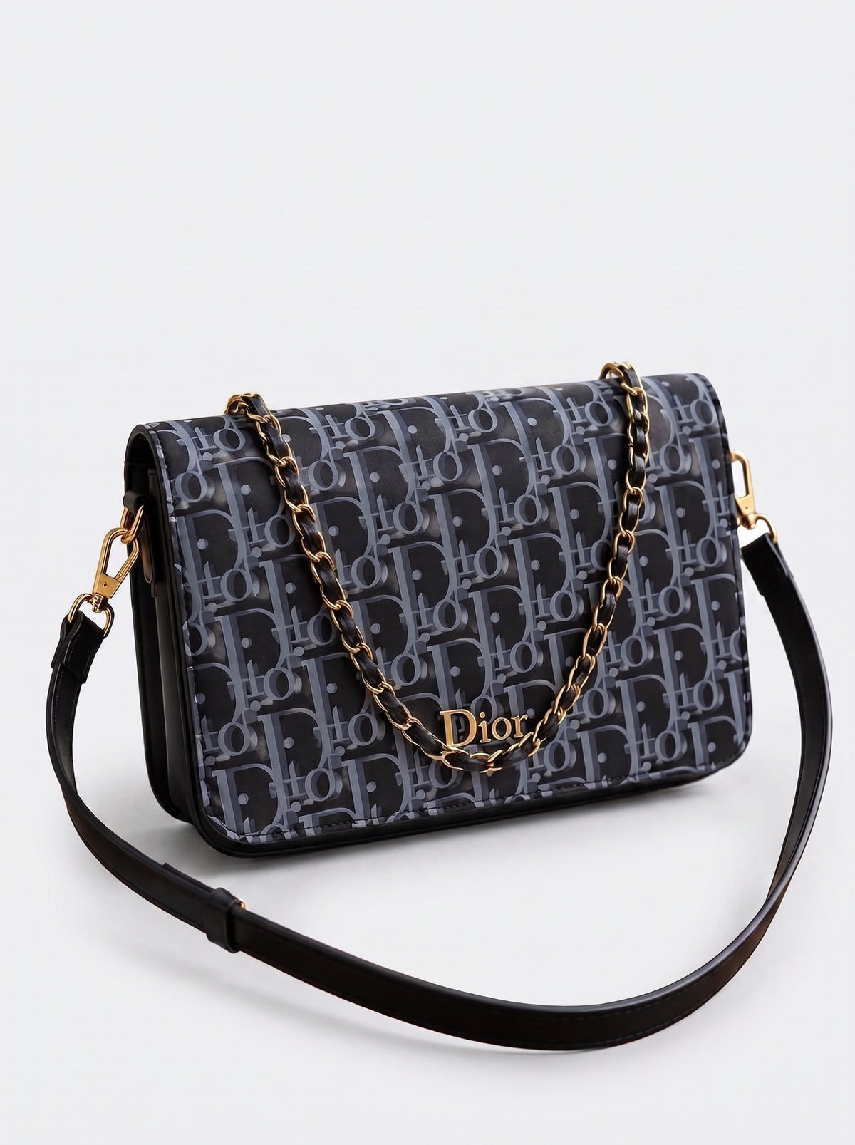 Midnight Monogram Crossbody Bag