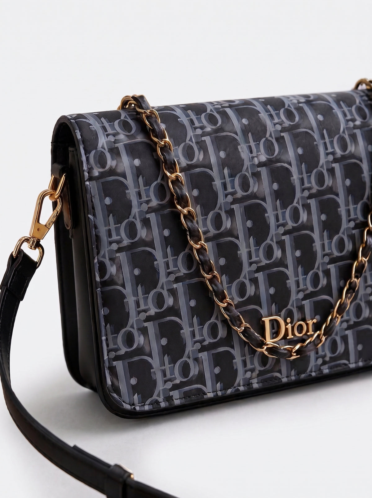 Midnight Monogram Crossbody Bag