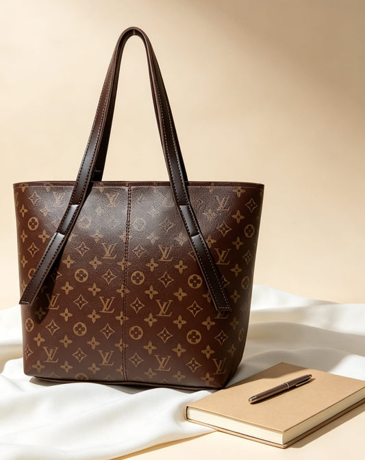 Brown Monogram Tote Bag Size Guide