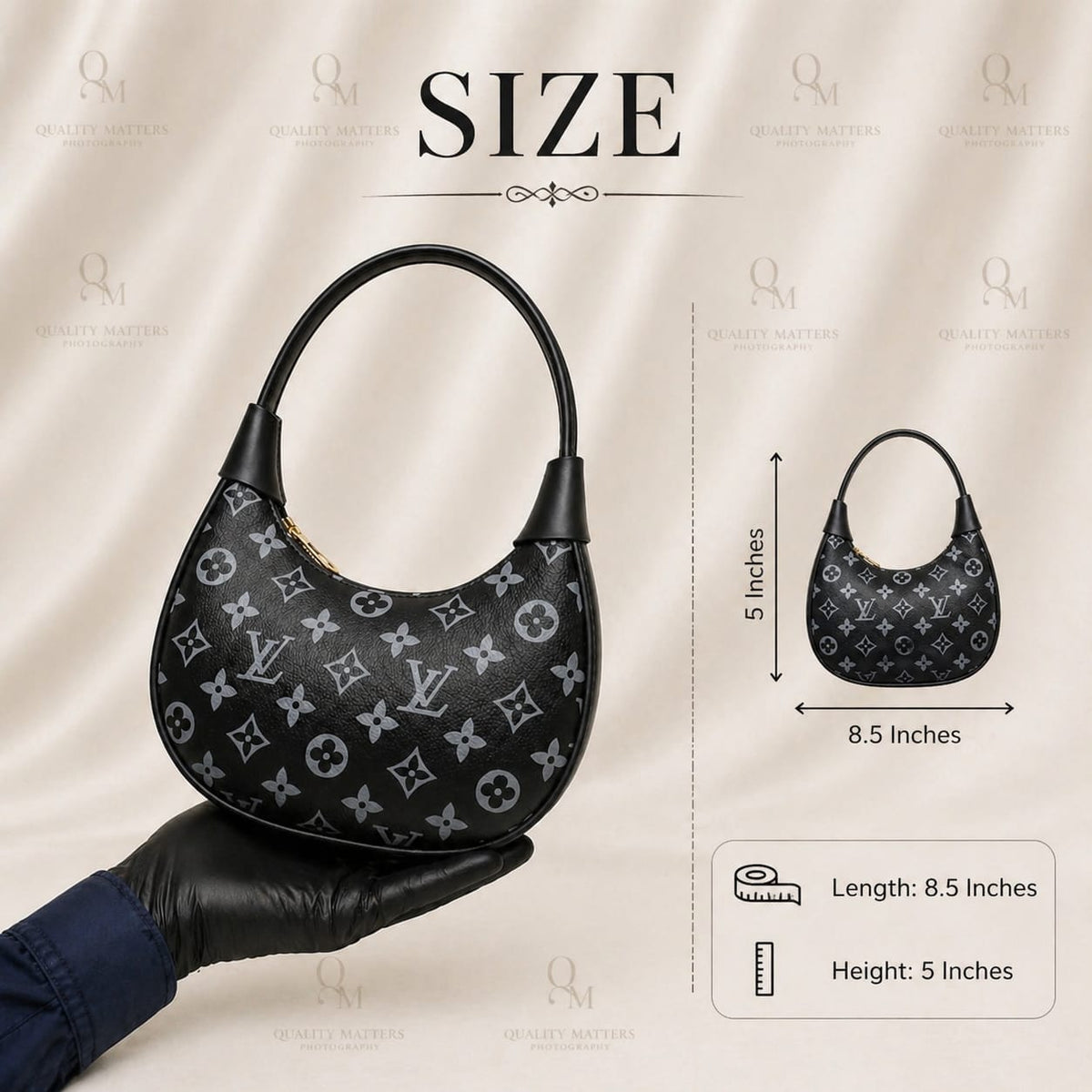 Luxury Crescent Mini Shoulder Bag – Elegant Everyday Style
