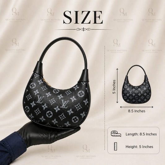 Luxury Crescent Mini Shoulder Bag – Elegant Everyday Style