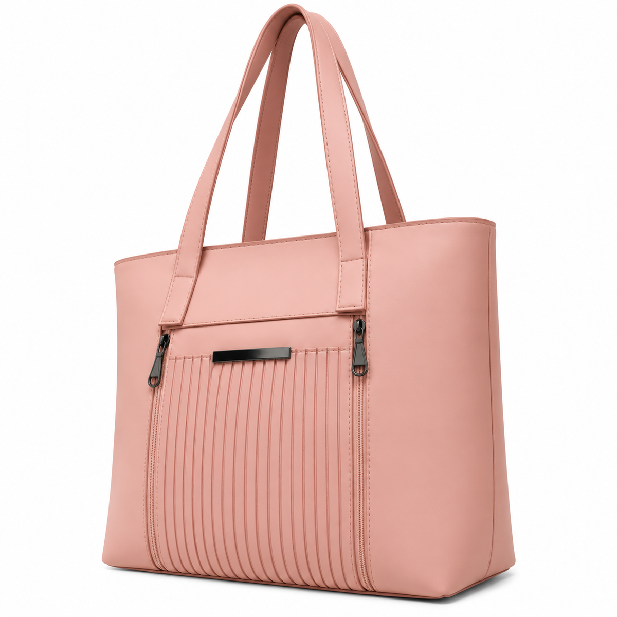 Blush Pink Side Profile Tote Bag